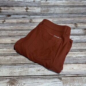 Eddie Bauer First Ascent Guide Pro Hiking Pants Mens 35x32 Actual Orange Stretch